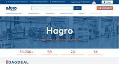 Desktop Screenshot of hagro.nl